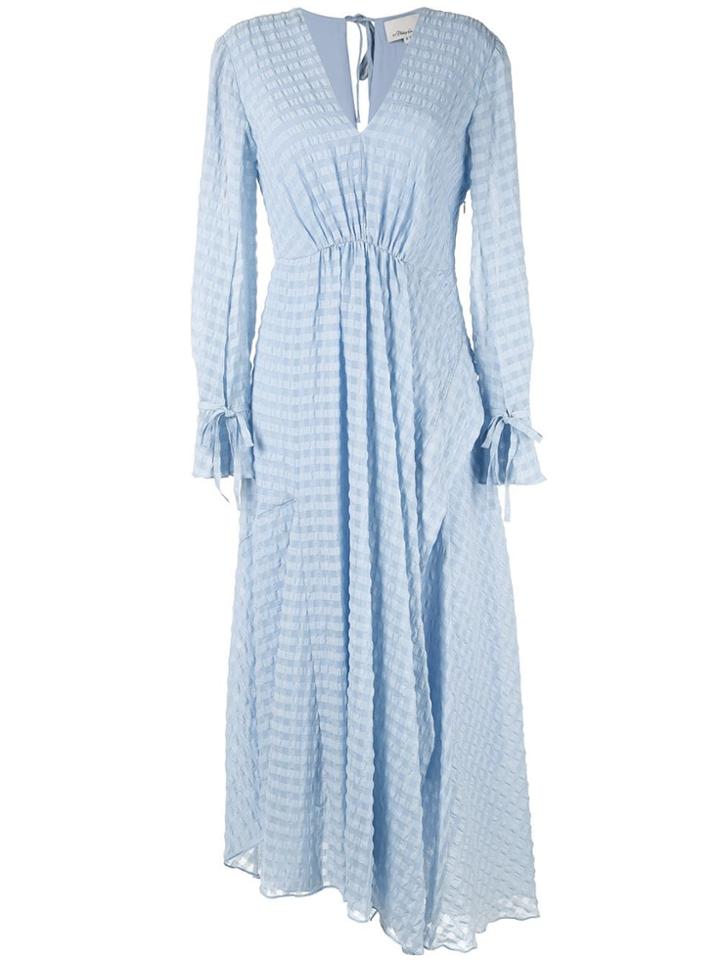 3.1 Phillip Lim Flared Maxi Dress - Blue