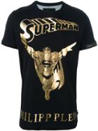 Philipp Plein 'golden Hero' T-shirt, Men's, Size: Medium, Black, Cotton
