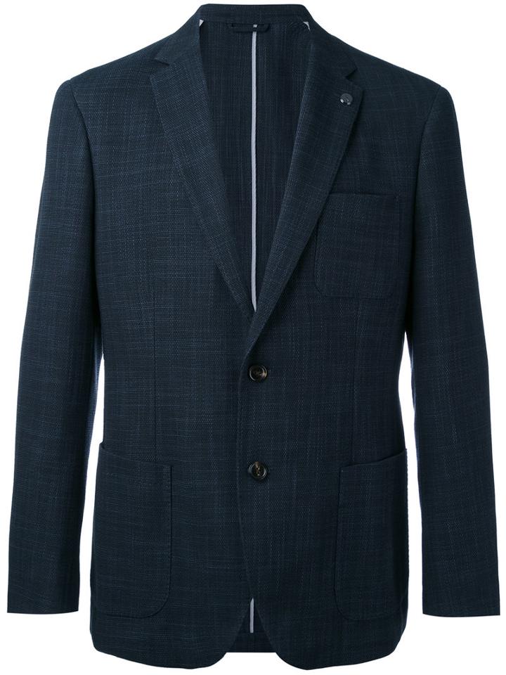 Michael Kors - Classic Blazer - Men - Cotton/polyester - 40, Blue, Cotton/polyester