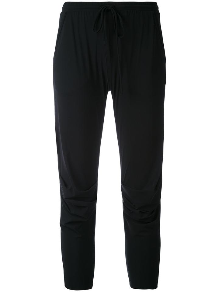 Lost & Found Ria Dunn - Cropped Skinny Joggers - Women - Polyamide/spandex/elastane - S, Black, Polyamide/spandex/elastane