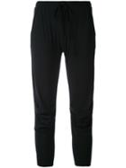 Lost & Found Ria Dunn - Cropped Skinny Joggers - Women - Polyamide/spandex/elastane - S, Black, Polyamide/spandex/elastane