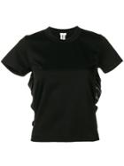 Comme Des Garçons Noir Kei Ninomiya Ruched T-shirt - Black