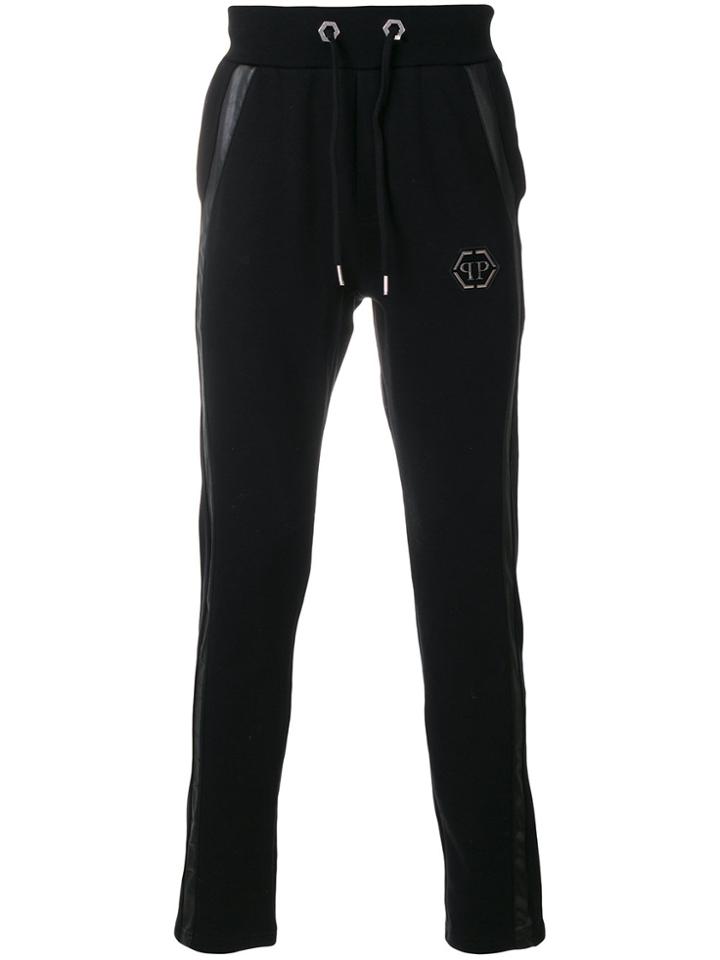 Philipp Plein Logo Sweatpants - Black