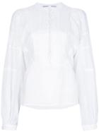 Ermanno Scervino Crochet Trim Blouse - White