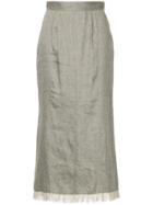 Cityshop Frayed Edge Skirt - Grey