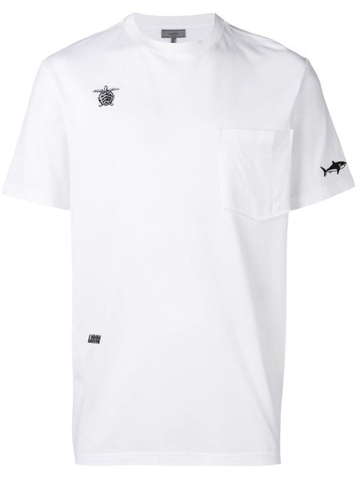 Lanvin Embroidered T-shirt - White