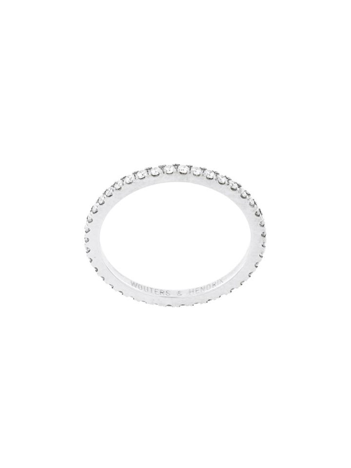 Wouters & Hendrix Gold Full Diamond Ring - Metallic