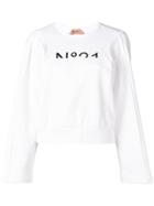 No21 Embroidered Logo Sweatshirt - White