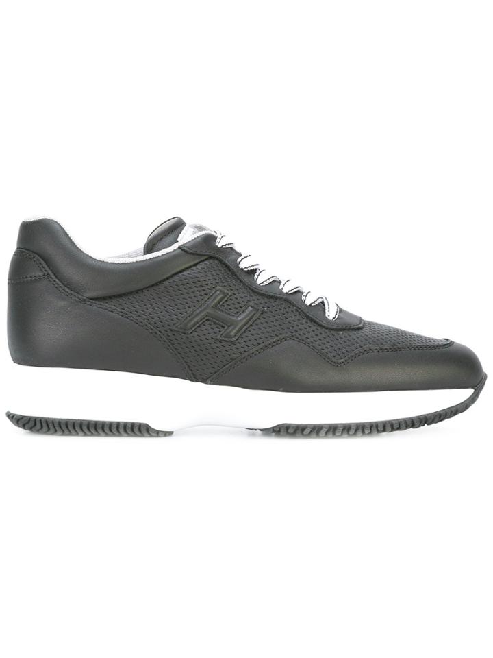 Hogan Lace-up Trainers - Black