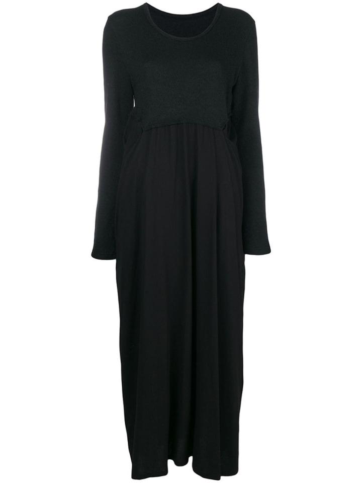 Y's Long Sleeved Dress - Black