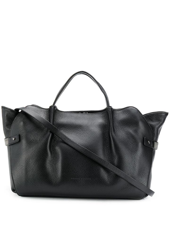 Fabiana Filippi Large Textured Tote Bag - Black