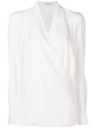 Givenchy Surplice Blouse - White