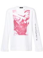 Raf Simons Long Sleeved Printed Pullover - White