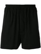 Rick Owens Drkshdw - Embroidered Track Shorts - Men - Cotton - M, Black, Cotton