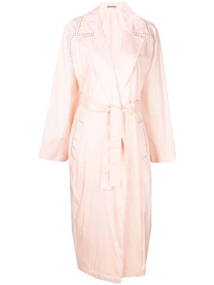 Bottega Veneta Eyelet Studded Trench Coat - Pink
