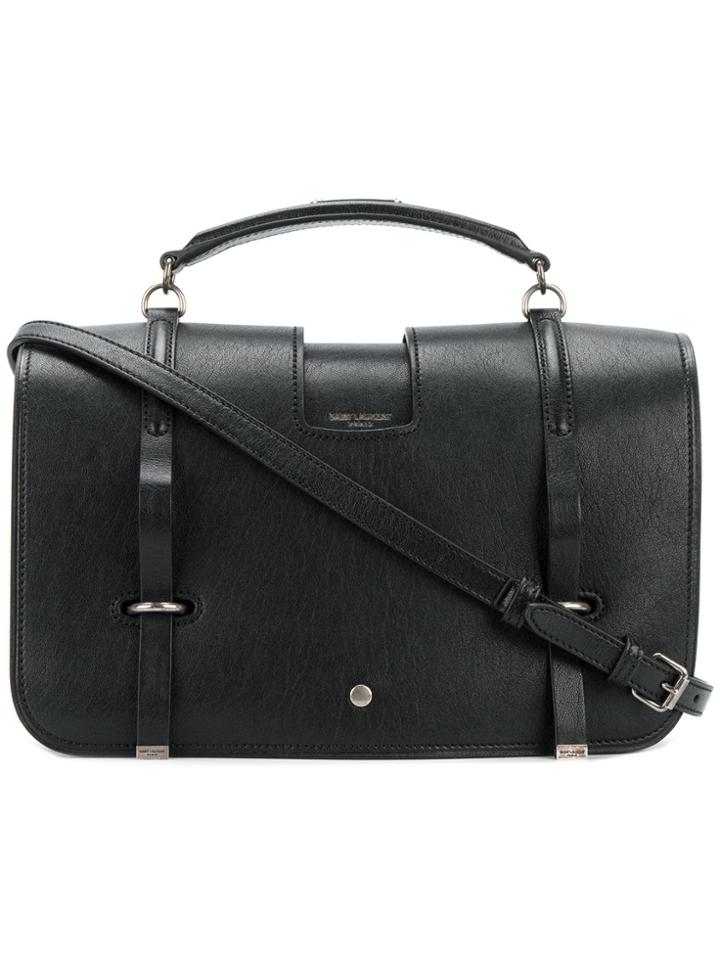 Saint Laurent Medium Charlotte Messenger Bag - Black