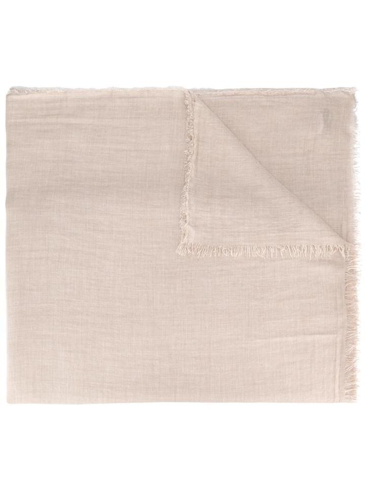 Faliero Sarti Classic Scarf, Women's, Nude/neutrals, Modal/cashmere
