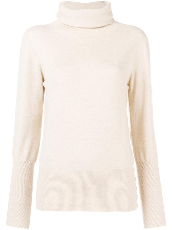 Agnona Turtleneck Sweater - Nude & Neutrals
