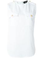 Dsquared2 Sleeveless 'sergeant' Blouse