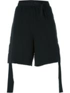 Damir Doma 'patis' Track Shorts, Women's, Size: Medium, Black, Cotton/spandex/elastane