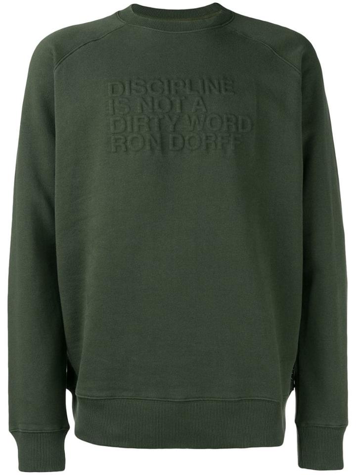 Ron Dorff Embossed Sweatshirt - Green