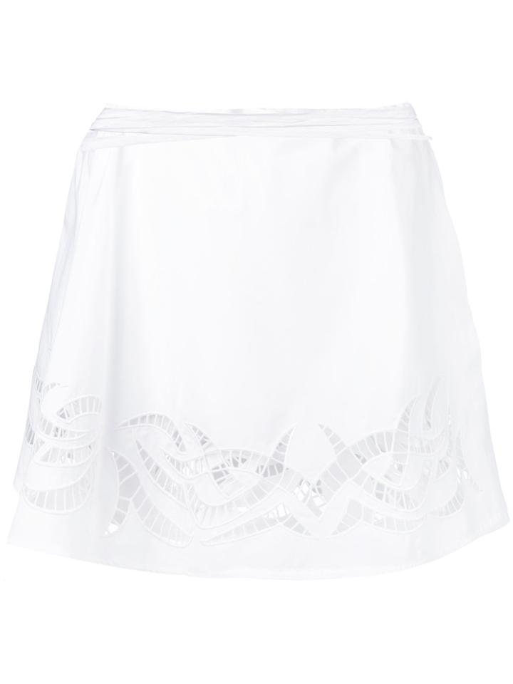Alexander Wang Stitching Detailed Skirt - White
