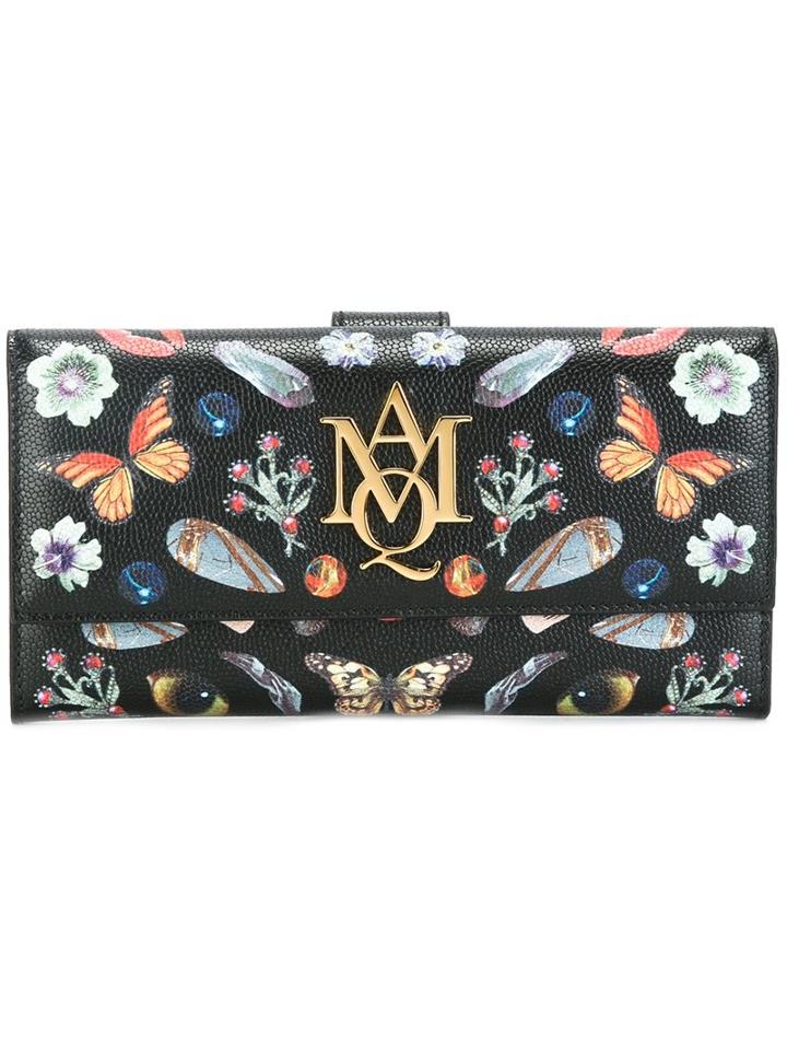 Alexander Mcqueen 'insignia' Continental Wallet