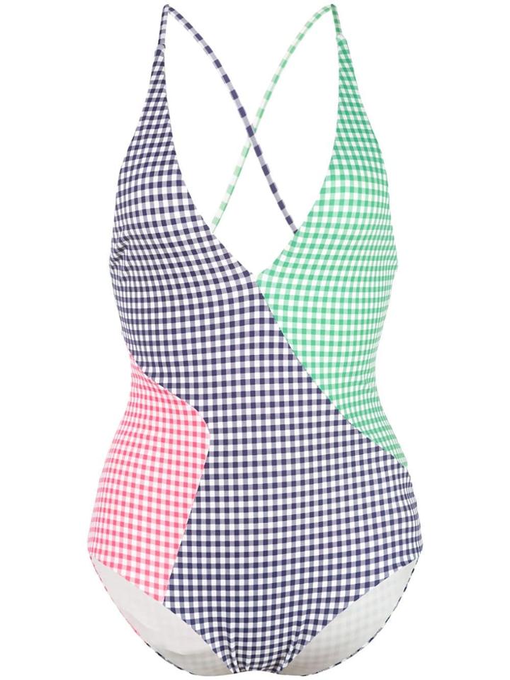 Marysia Check One-piece Swimsuit - Green