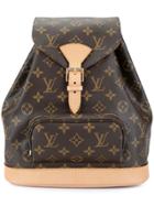 Louis Vuitton Pre-owned Montsouris Mm Backpack - Brown