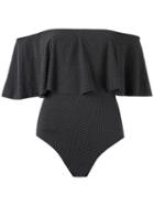 Brigitte - Off The Shoulder Bodysuit - Women - Polyamide/spandex/elastane - M, Black, Polyamide/spandex/elastane