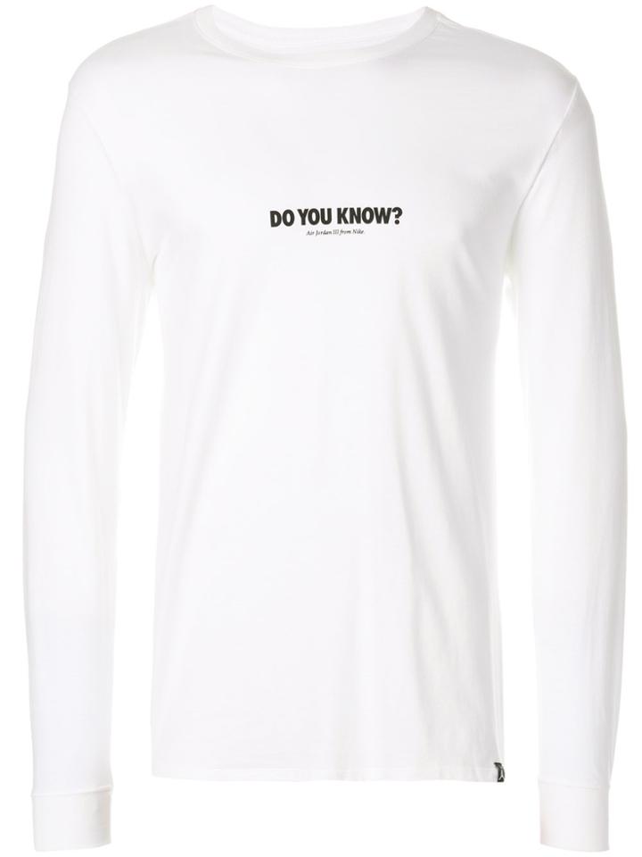 Nike Jordan Sportswear Aj 3 Do You Know? T-shirt - White
