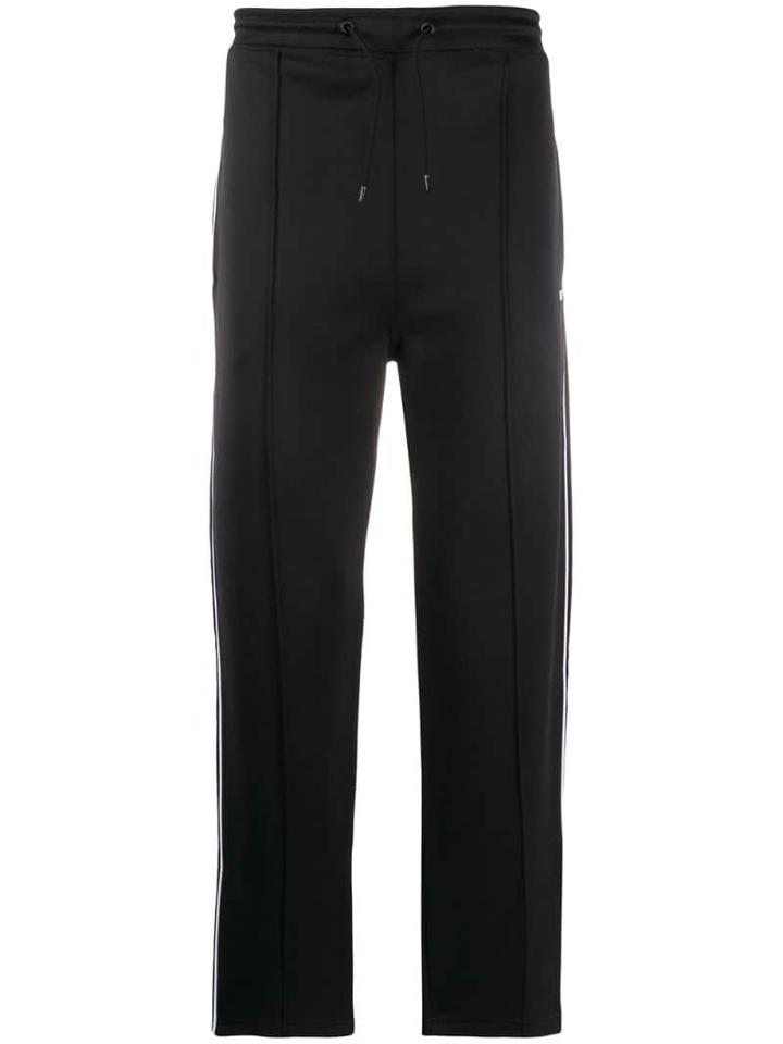 Kenzo Contrast Trim Track Pants - Black