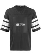 Muf 10 Striped Sleeve T-shirt - Black