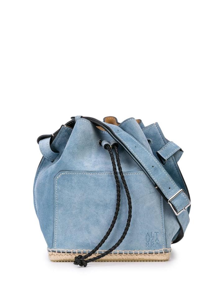 Altuzarra Bucket Espadrille Bag - Blue
