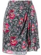 Isabel Marant Étoile Floral Mini Skirt - Black