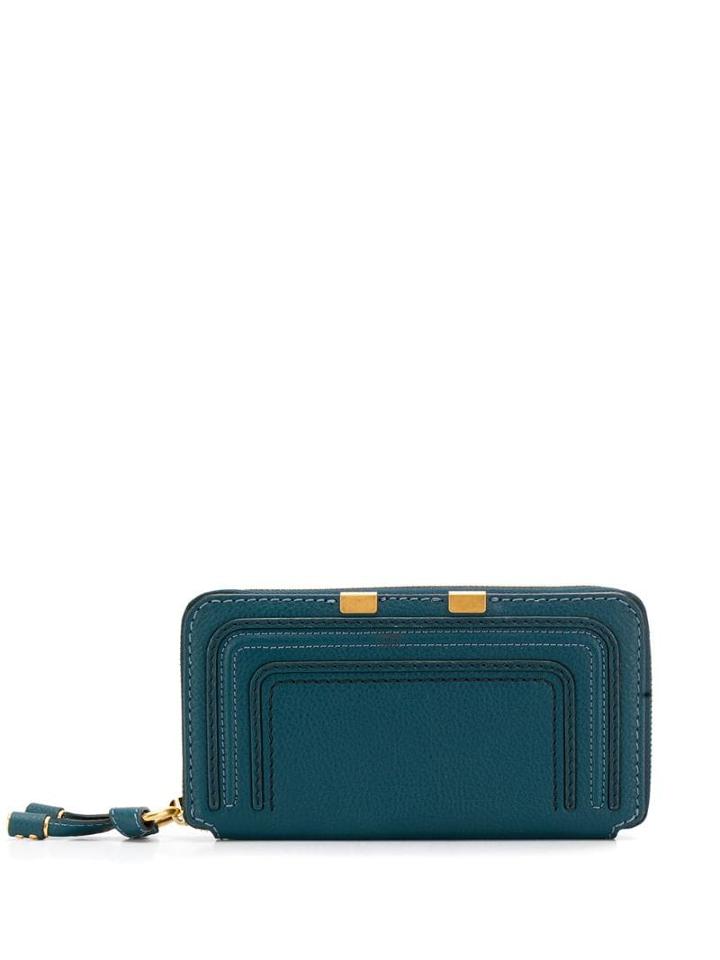 Chloé Marcie Long Wallet - Blue