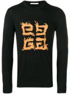Givenchy 4g Flame Sweater - Black