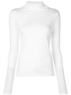 Vince Roll Neck Sweatshirt - White
