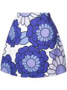 Dodo Bar Or Short Floral Skirt - Purple