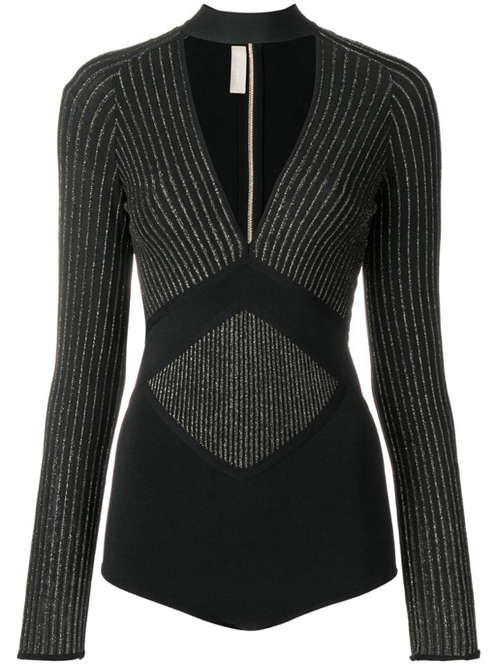 Elie Saab Thorn Bodysuit - Black