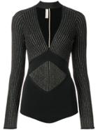 Elie Saab Thorn Bodysuit - Black