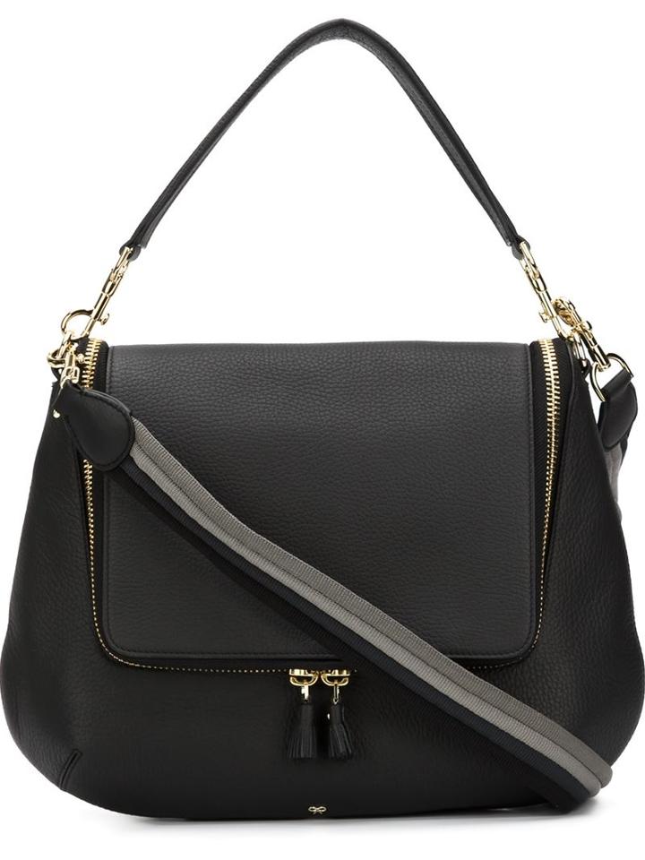 Anya Hindmarch 'maxi Zip' Satchel, Women's, Black