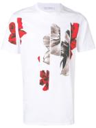 Neil Barrett Floral Print T-shirt - White
