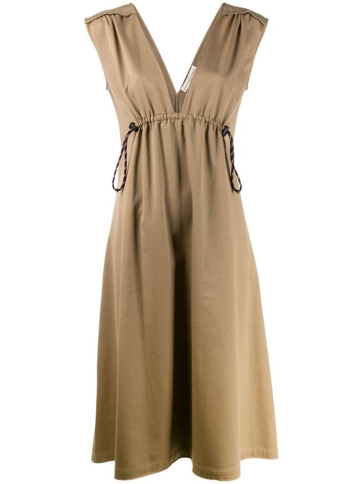 Golden Goose Drawstring Waist Dress - Neutrals