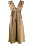 Golden Goose Drawstring Waist Dress - Neutrals