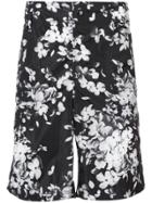 Givenchy Floral Fitted Shorts - Black