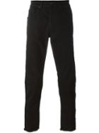 Off-white Striped Detail Jeans, Men's, Size: 31, Black, Cotton/spandex/elastane