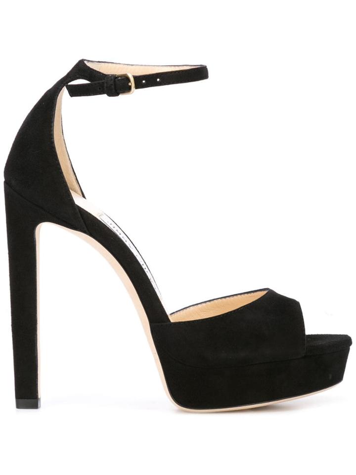 Jimmy Choo Pattie 130 Platform Sandals - Black