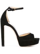 Jimmy Choo Pattie 130 Platform Sandals - Black