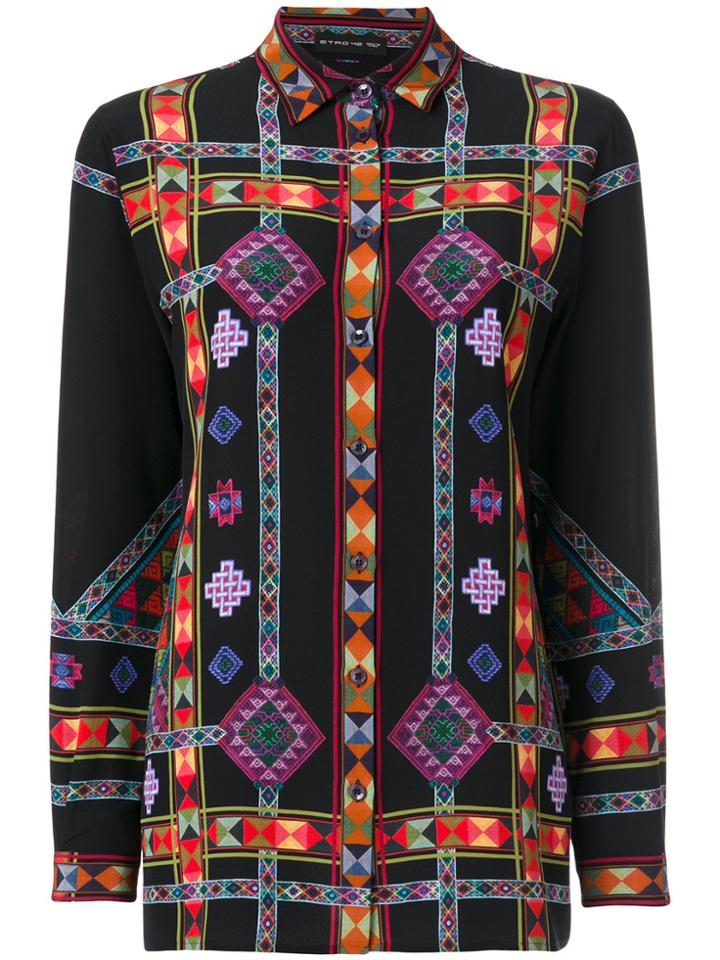 Etro Printed Shirt - Black
